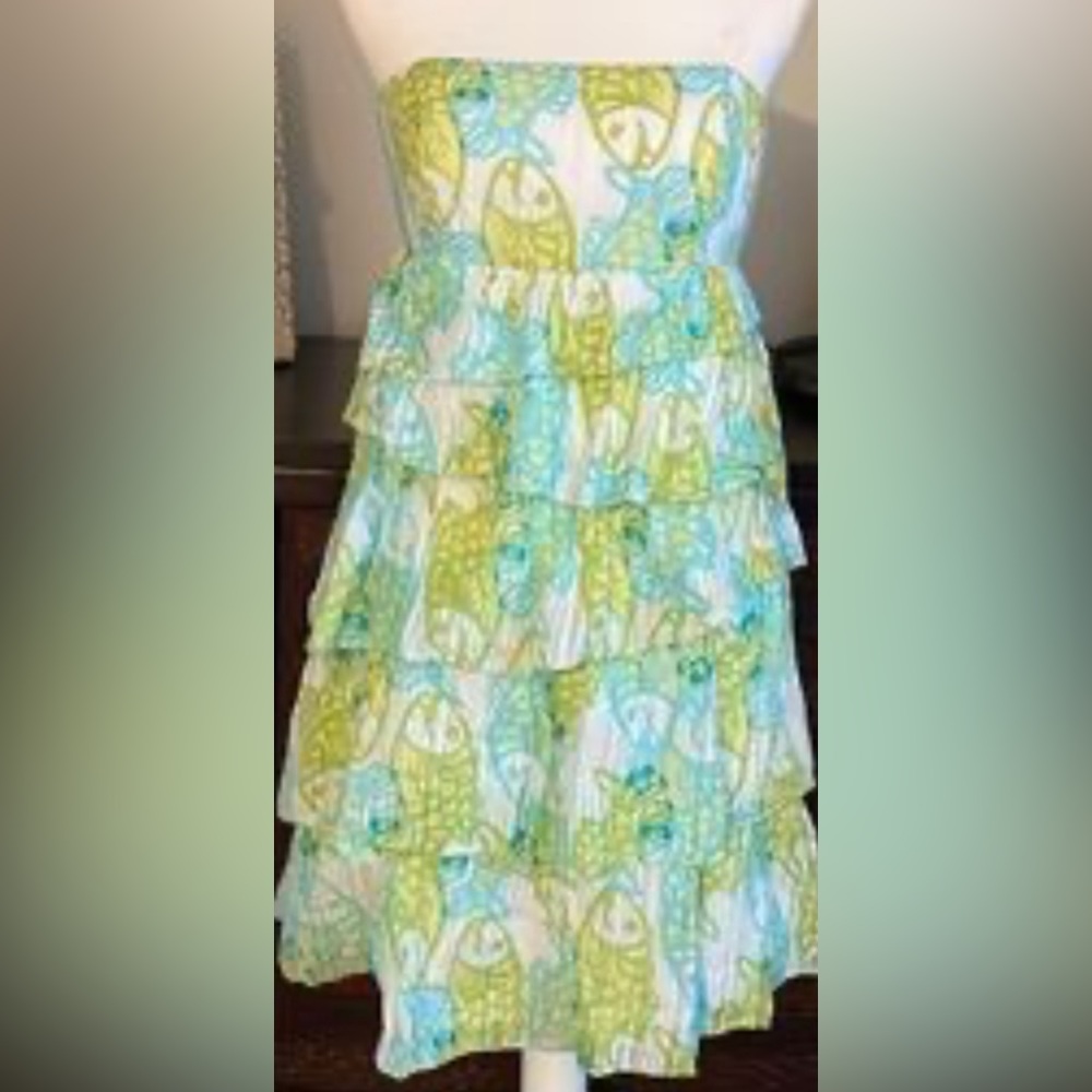 Lilly Pulitzer strapless dress